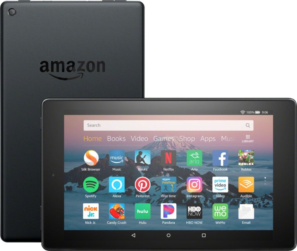 Amazon Fire HD 8 10th Generation 8 Inch Tablet 32GB with Alexa - Black