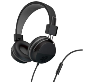 JLab Audio Studio On Ear Headphones 40mm Neodymium Drivers Black