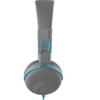 JLab Audio Studio On Ear Headphones 40mm Neodymium Drivers GreyBlue 1
