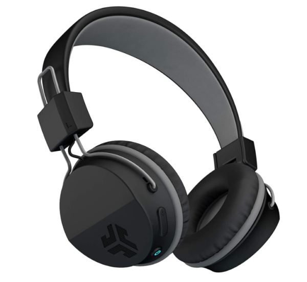JLab Neon Bluetooth Folding On Ear Headphones Black