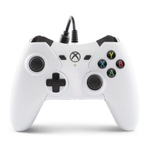 xbox one white enhanced wired controller