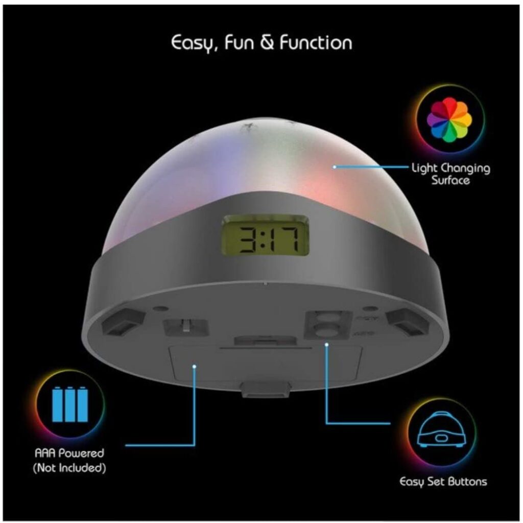 Led Projection Clock Tzumi at Robert Floyd blog