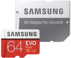 Samsung 64GB MicroSDXC EVO Plus Memory Card