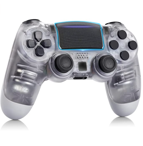 AUGEX Wireless Game Controller for PS4 Black and Grey