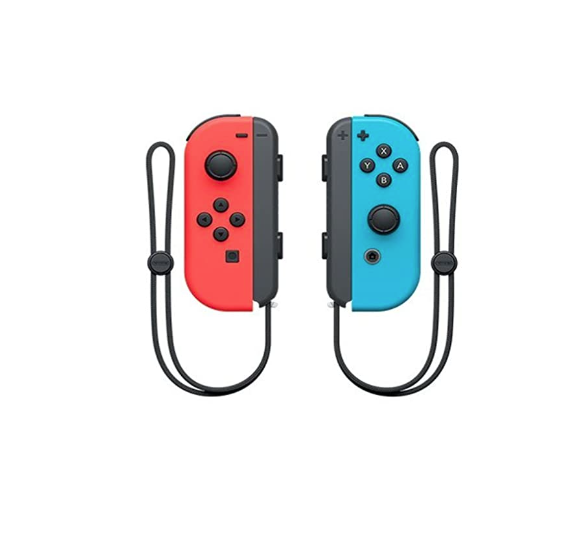Nintendo Switch Joy Con Neon Red Left Neon Blue Right 1