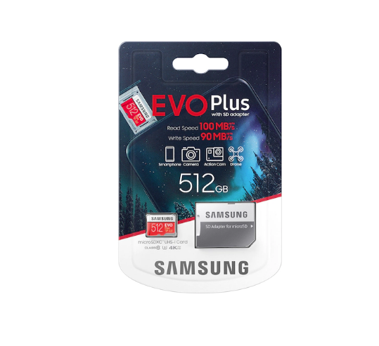 Samsung Evo 512Gb Micro Sd Card