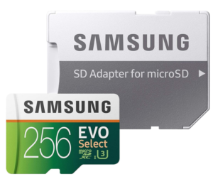 Samsung Evo 256Gb Micro Sd Card