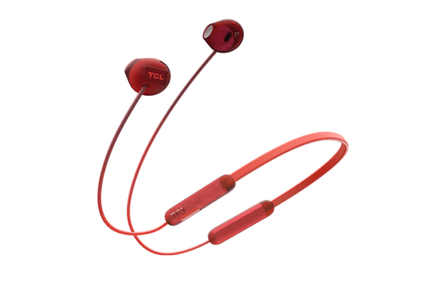TCL MTRO100BT Huge Bass Loooong Play Bluetooth Earbuds Red 2
