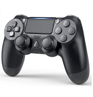 AUGEX Wireless Game Controller Compatible with PS4 Black