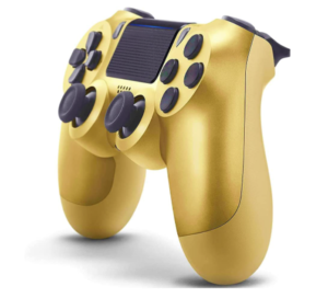 AUGEX Wireless Game Controller Compatible with PS4 Gold