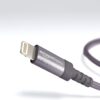Amazon Basics Nylon Braided Lightning to USB A Cable 6ft Dark Gray MFi Certified 1