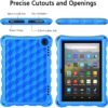 Auorld Fire HD8 Tablet Childproof Case Blue 2