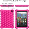 Auorld Fire HD8 Tablet Childproof Case Pink 3