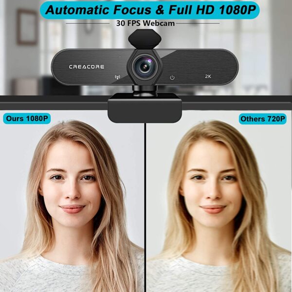 Firacore 1080P Full Hd Webcam with Microphone 1
