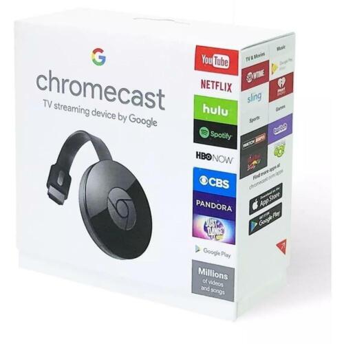 Google Chromecast 2nd Generation HD Media Streamer Black