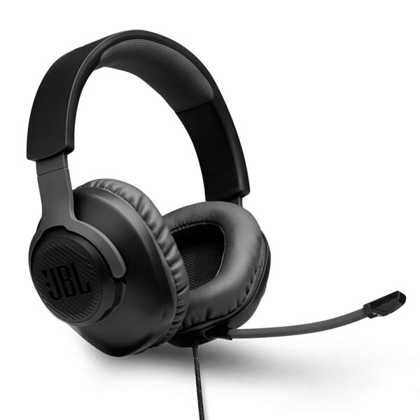 JBL Quantum 100 Wired GM Headset with Mic Black