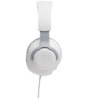 JBL Quantum 100 Wired Over Ear Gaming Headphones with Mic White 2