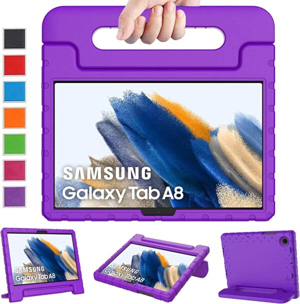 Ltrop Tab A 822 Tablet Childproof Case Purple