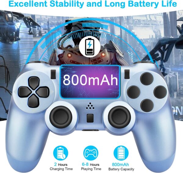 PS4 Aftermarket Wireless Controller Blue 2
