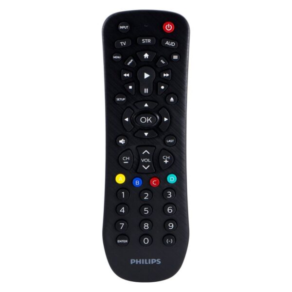 Philips 3 Device Universal Remote Control Brushed Black 1 1