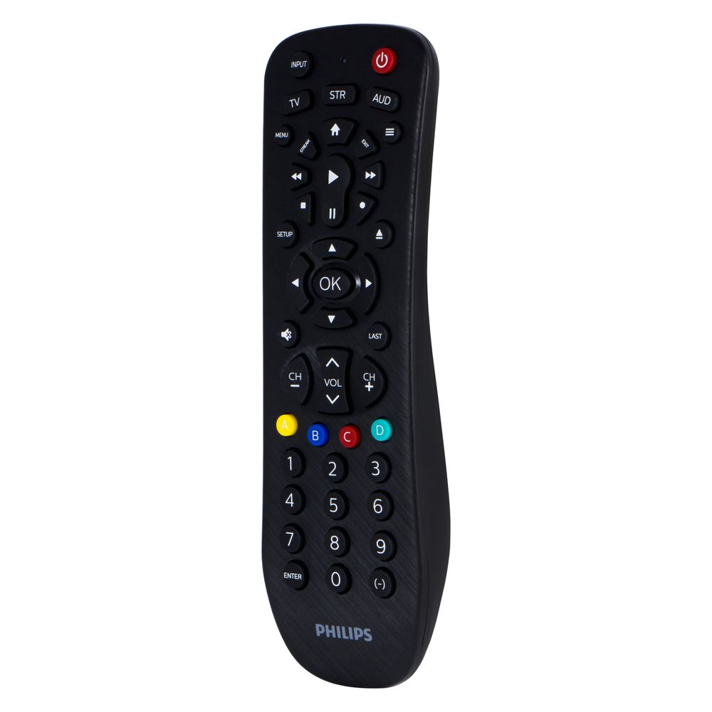 Philips 3 Device Universal Remote Control Brushed Black