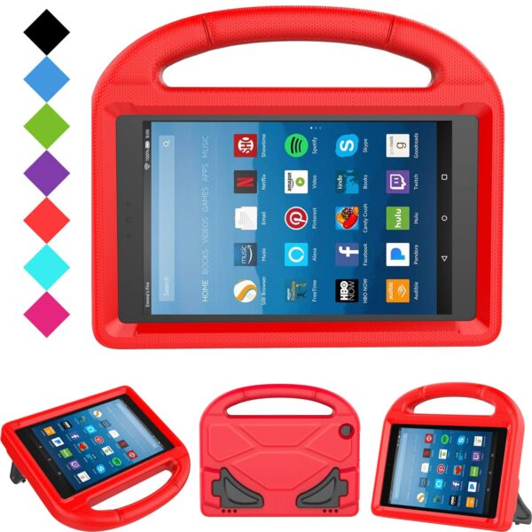 The Fire HD8 Tablet Childproof Case Red