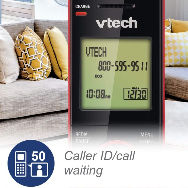VTech CS6919 16 DECT 6 0 Expandable Cordless Phone with Caller ID 3