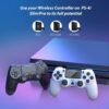 YCCTEAM Wireless Game Controller Compatible with PS4 Console White 2