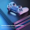 YCCTEAM Wireless Game Controller Compatible with PS4 Console White 3