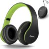 Zihnic 816 Bluetooth Over EarFoldable Wireless and Wired Stereo Headset Grey Black