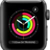 Apple Watch Series 3 Space Gray Aluminum Case with Black Sport Band 38mm 02