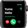 Apple Watch Series 3 Space Gray Aluminum Case with Black Sport Band 38mm 03