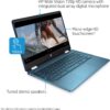 HP 14 Inch Chromebook 11A X360 4A 4GB DDR4 64GB eMMC Metallic Blue 03