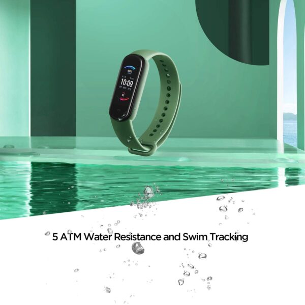 Amazfit Band 5 Health Fitness Tracker with Alexa Green 1