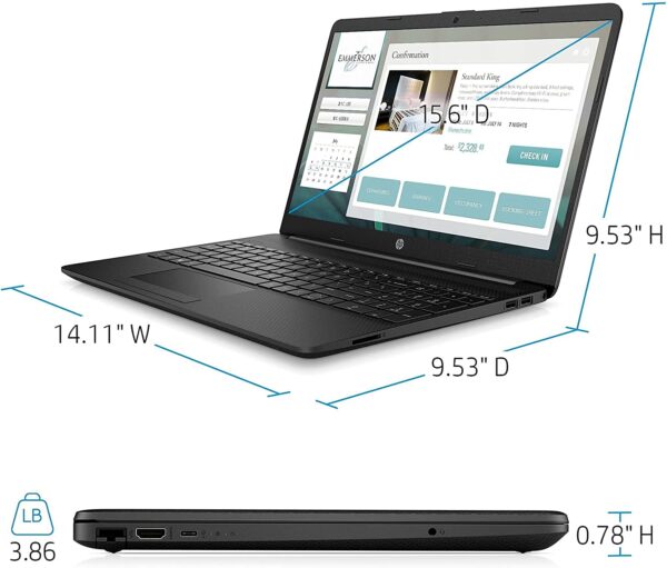 HP 15DW1053DX 15 6 Inch Laptop Intel Celeron N4020 128GB 4GB Windows 11 1