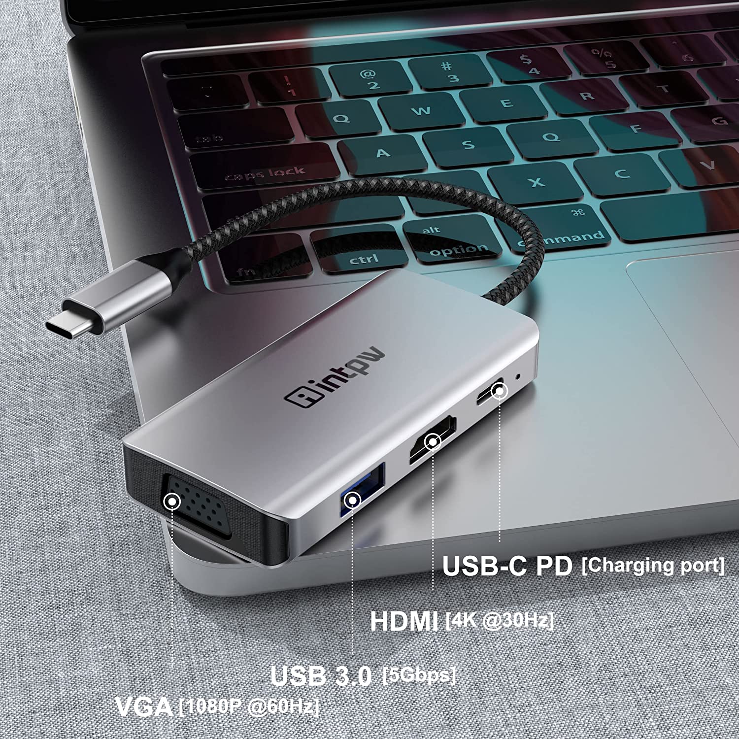 Xtreme Multi-Port USB Desktop Charger with 5 USB and 1 Type-C - Charge  Multiple Devices Simultaneously 