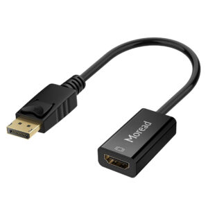 Moread Gold Plated Uni Directional Display Port DP to HDMI Adapter