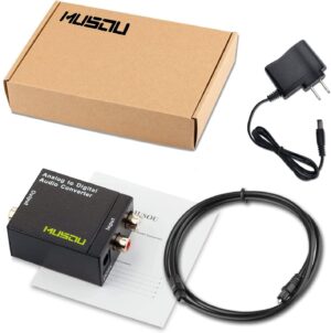 Musou RCA Analog to Digital Optical Toslink Coaxial Audio Converter