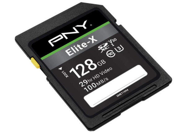Pny 128Gb Elite Class X 10 U3 SD Card PSD128U3100EXGE