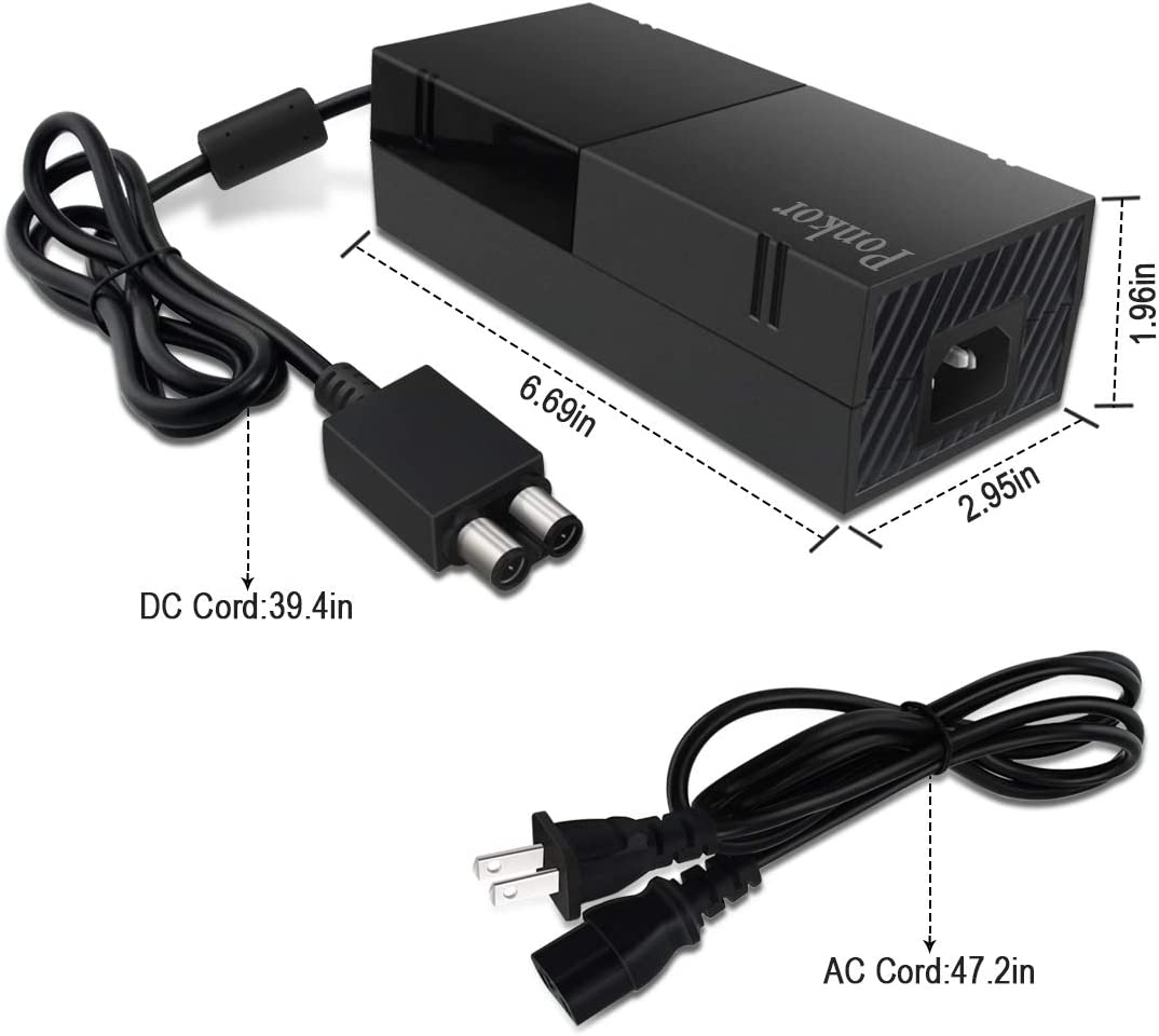 Ponkor Power Supply For Xbox One Replacement Power Brick Adapter 100240V Voltage 2