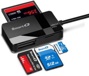 Smartq Usb 3 0 Multicard Reader C368 Black