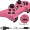 Ceozon Ps3 Wireless Controller Pink 1