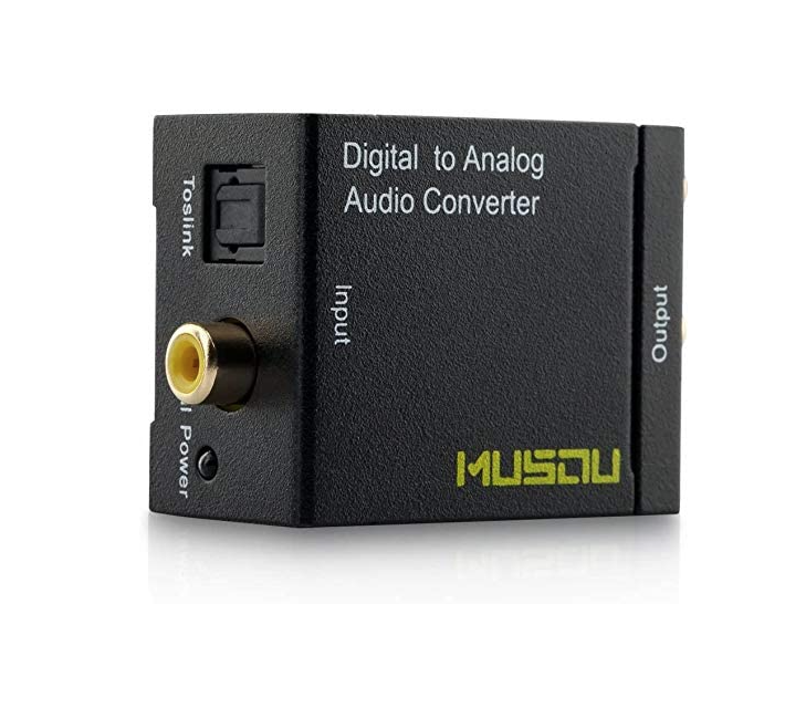 Musou Digital Optical Coax to Analog RCA Audio Converter Adapter 1
