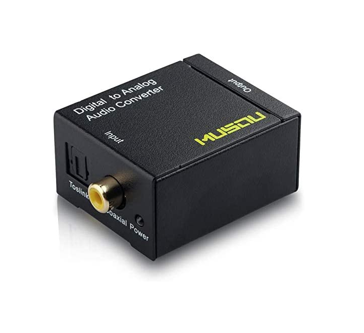 Musou Digital Optical Coax to Analog RCA Audio Converter Adapter 2