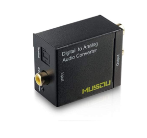 Musou Digital Optical Coax to Analog RCA Audio Converter Adapter 3