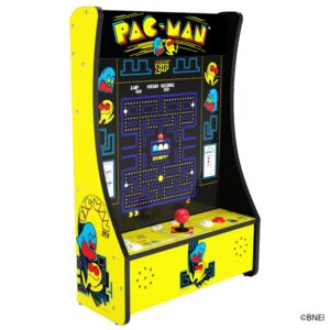 Arcade1Up Pac Man Partycade 5 in 1 Countertop Arcade Video Game 17 Inch Screen Coinless Operation