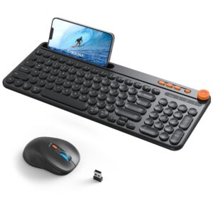 Chesona Multi Device Bt Wireless Keyboared Mouse Combo