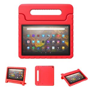 Childproof Case For Amazon Fire HD10 Red Black