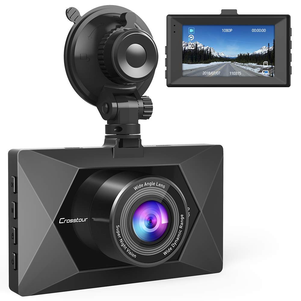 Crosstour 1080P Car DVR Dashboard Camera Full HD CR300 