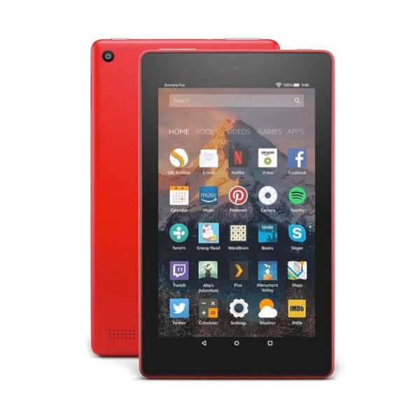 amazon fire hd10 32gb tablet punch red renewed